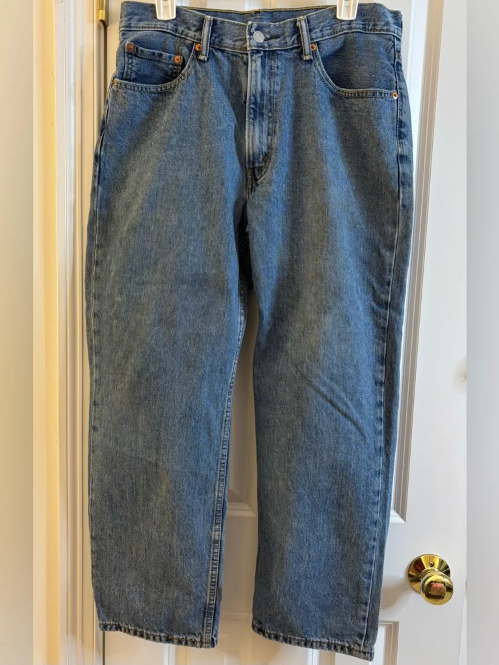 Levi’s 550 Relaxed Fit Straight Jeans Medium Wash 34x29 5-pocket streetwear 90s